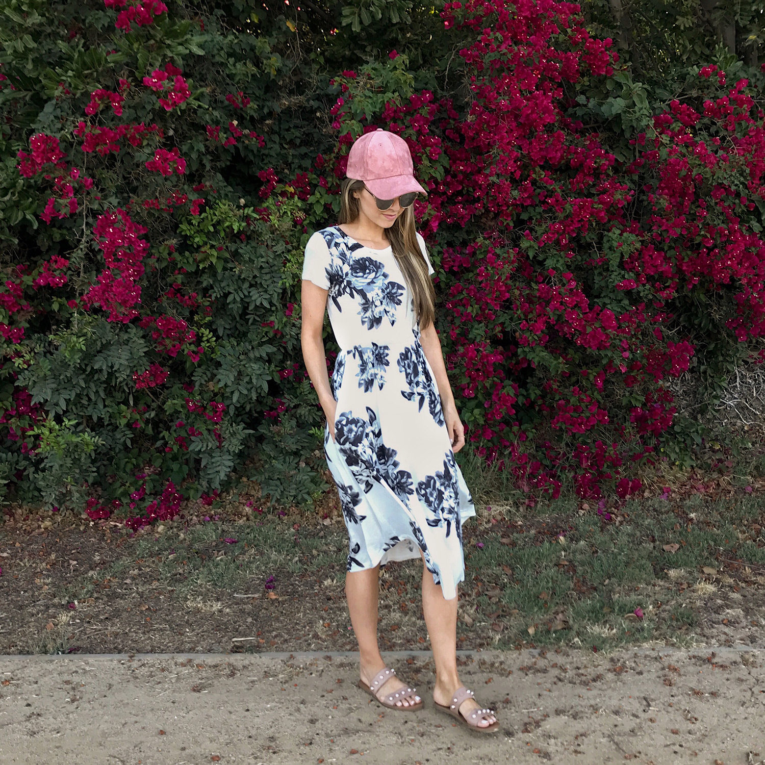merricksat.com | White Floral Dress