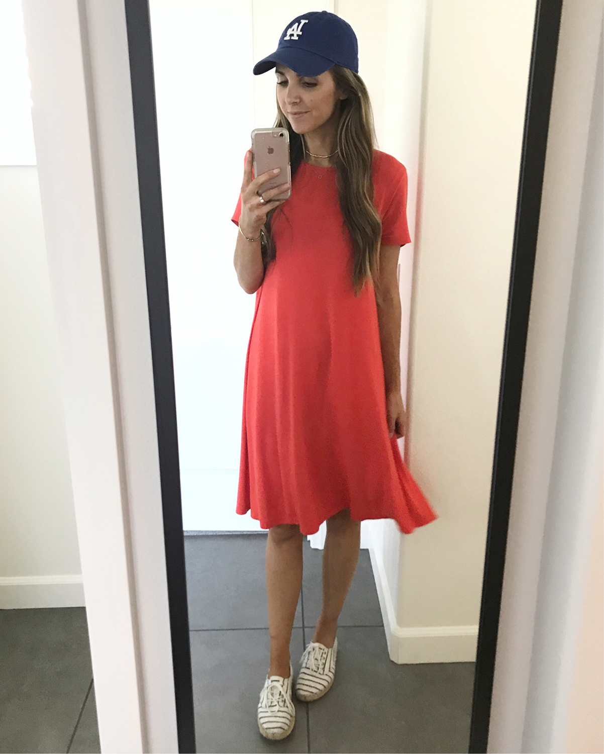 merricksat.com | Red Swing Dress