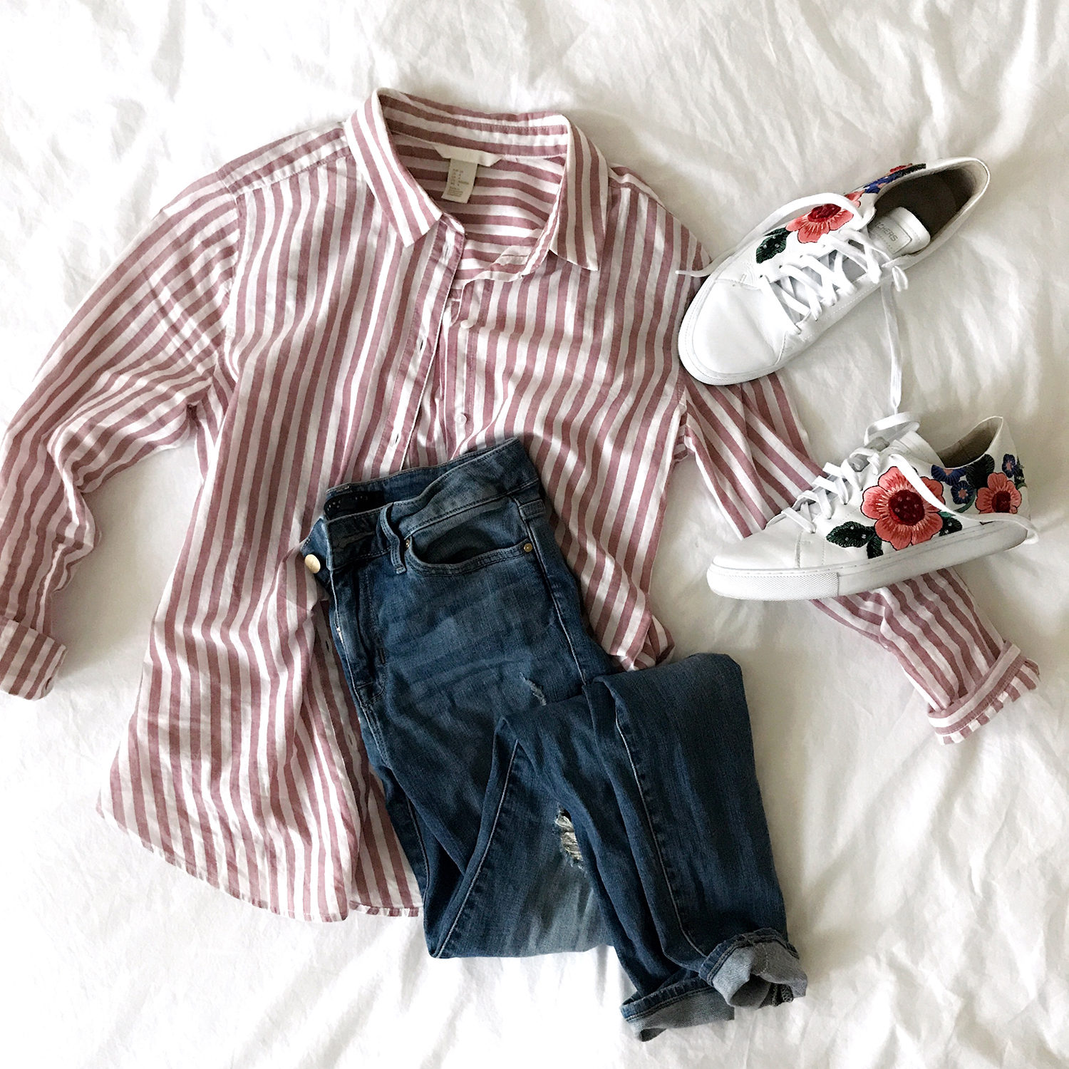 merricksat.com | stripes and florals
