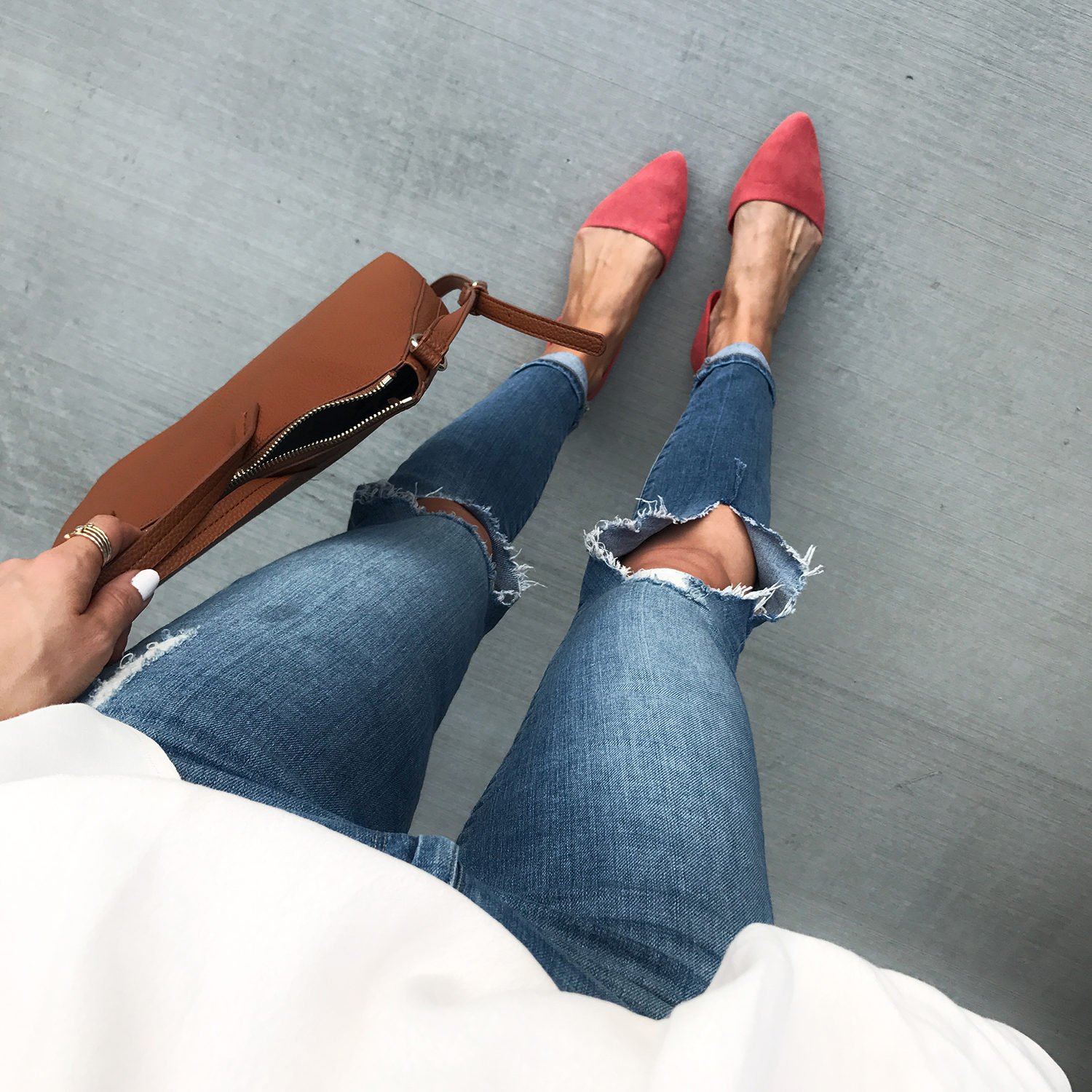 merricksat.com | red d'Orsay flats