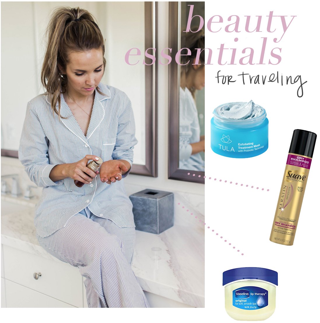 my five beauty essentials for traveling | merricksat.com