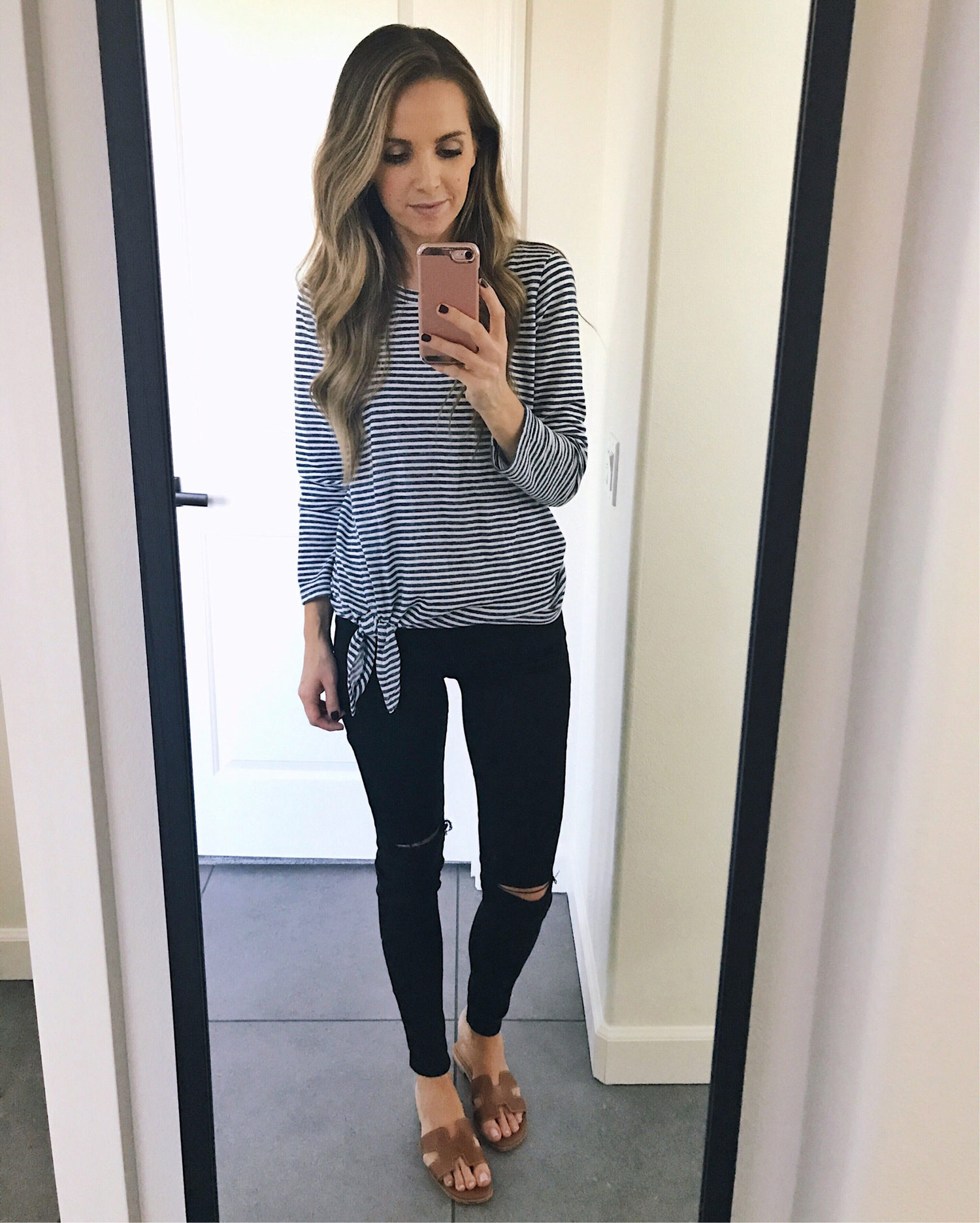 tie front top | merricksat.com