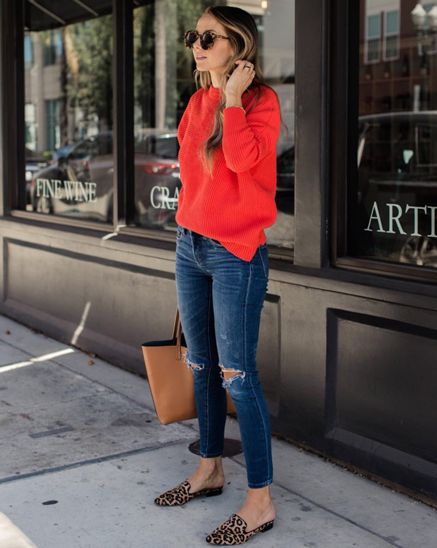 chunky knit sweater | merricksat.com