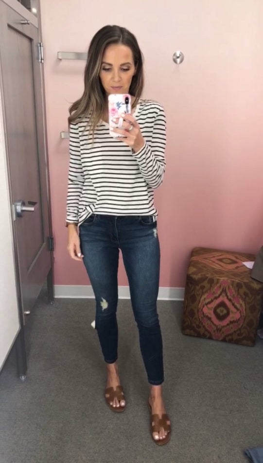 you can half tuck your shirt to make it look more complete!