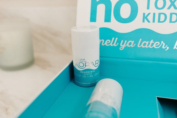 kopari natural deodorant actually works!