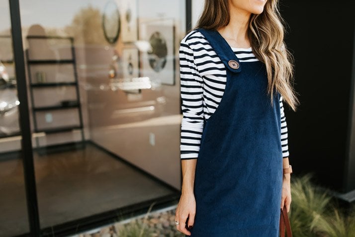 find out how to make this cute corduroy overall dress on merricksat.com!