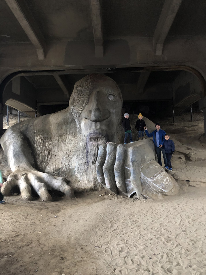 freemont troll in seattle merricksart