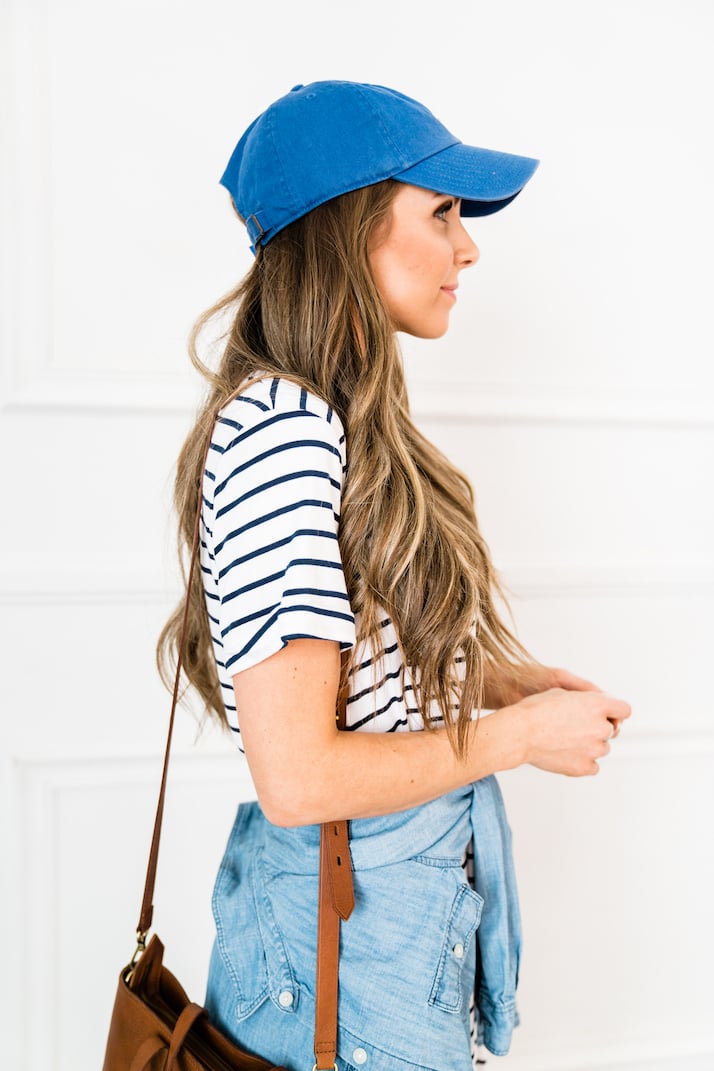 merrick white striped summer dress