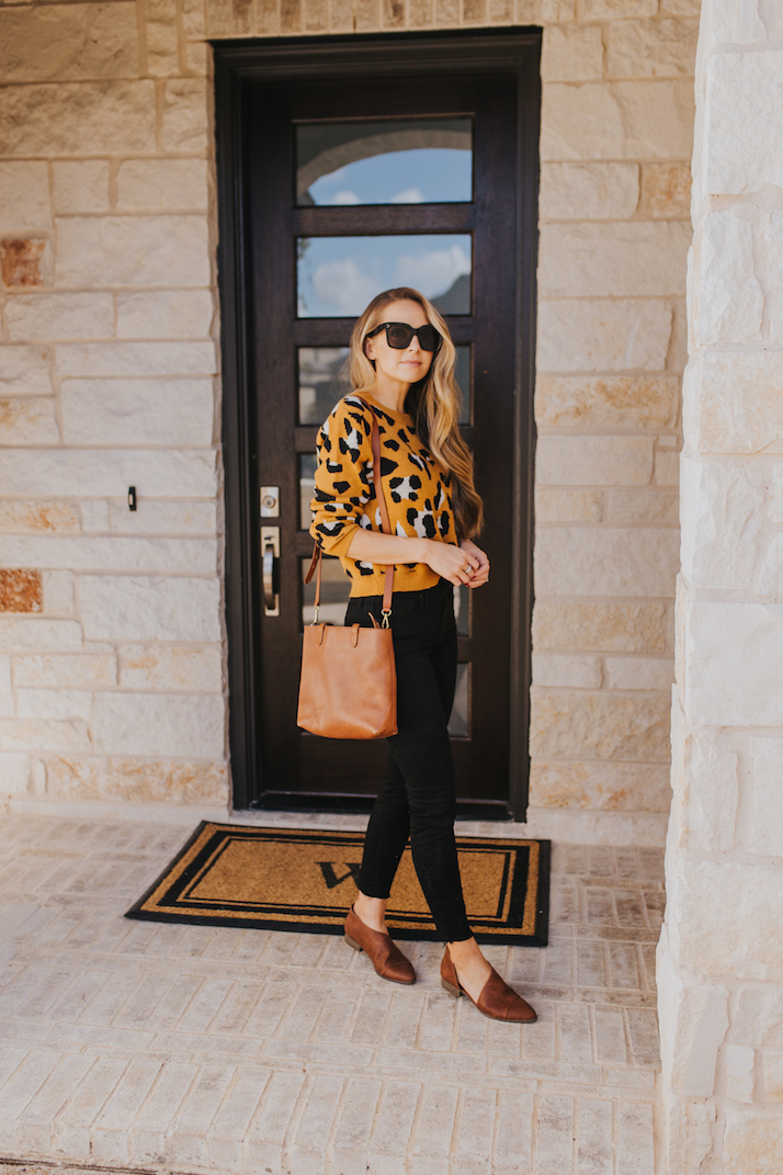 leopard sweater