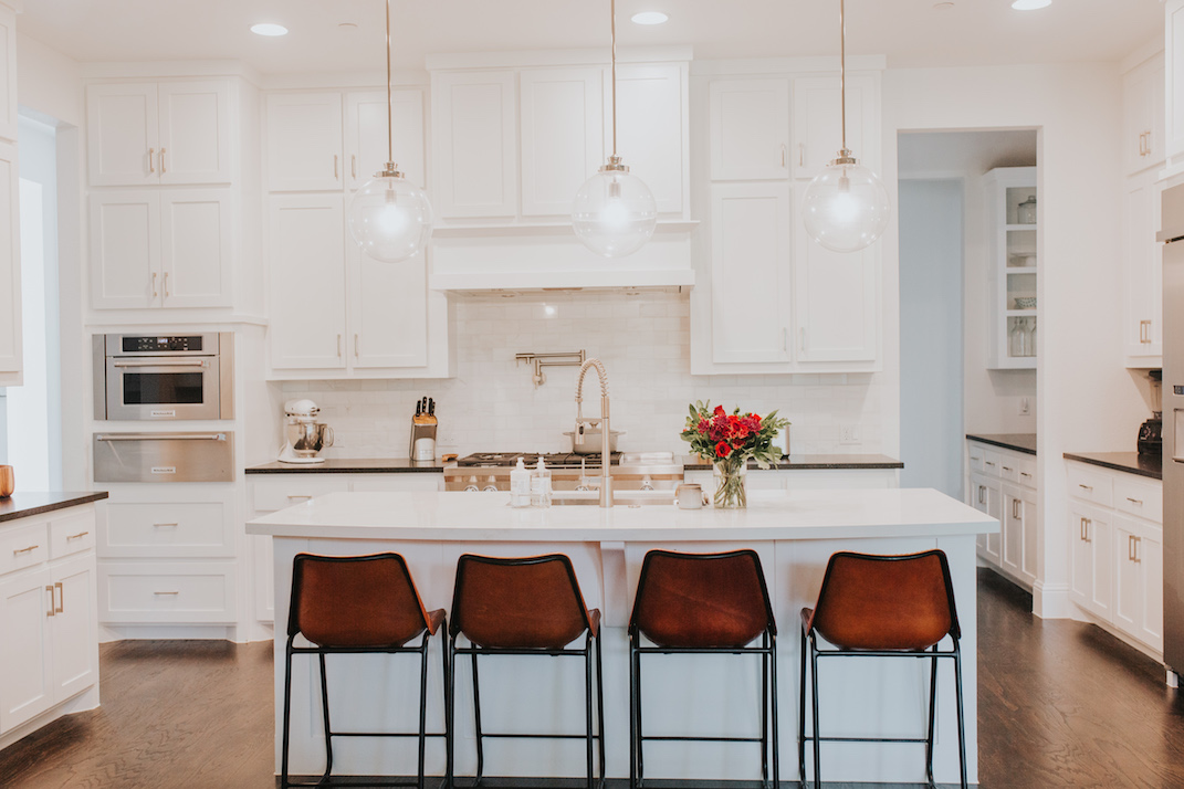 merrick's art kitchen and breakfast nook in our new home