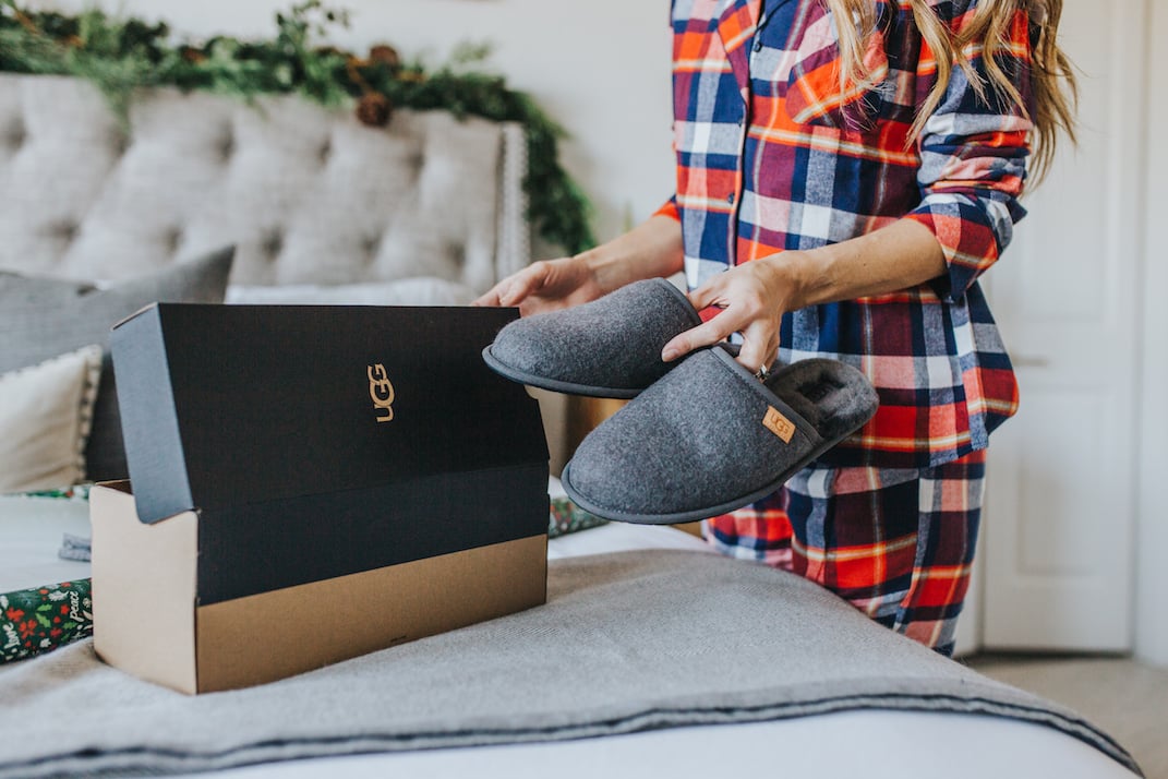 wrapping up ugg slippers for men
