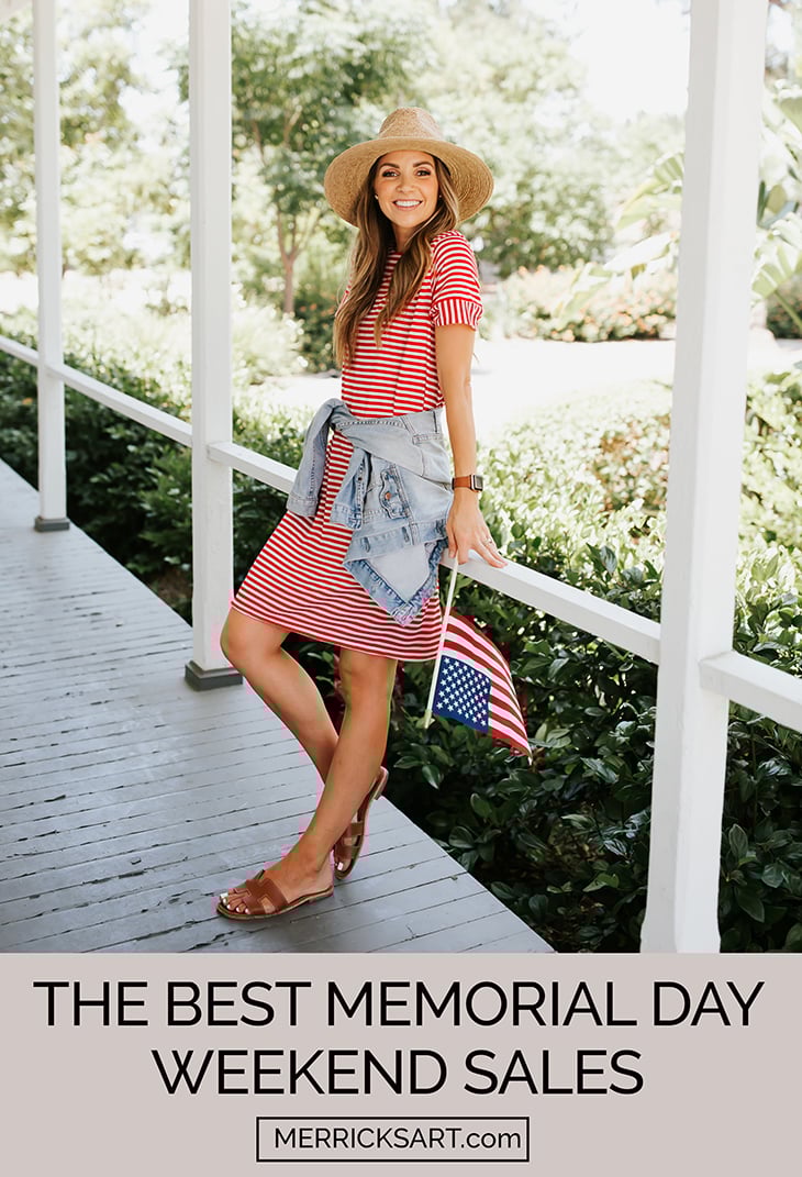 striped dress for memorial day