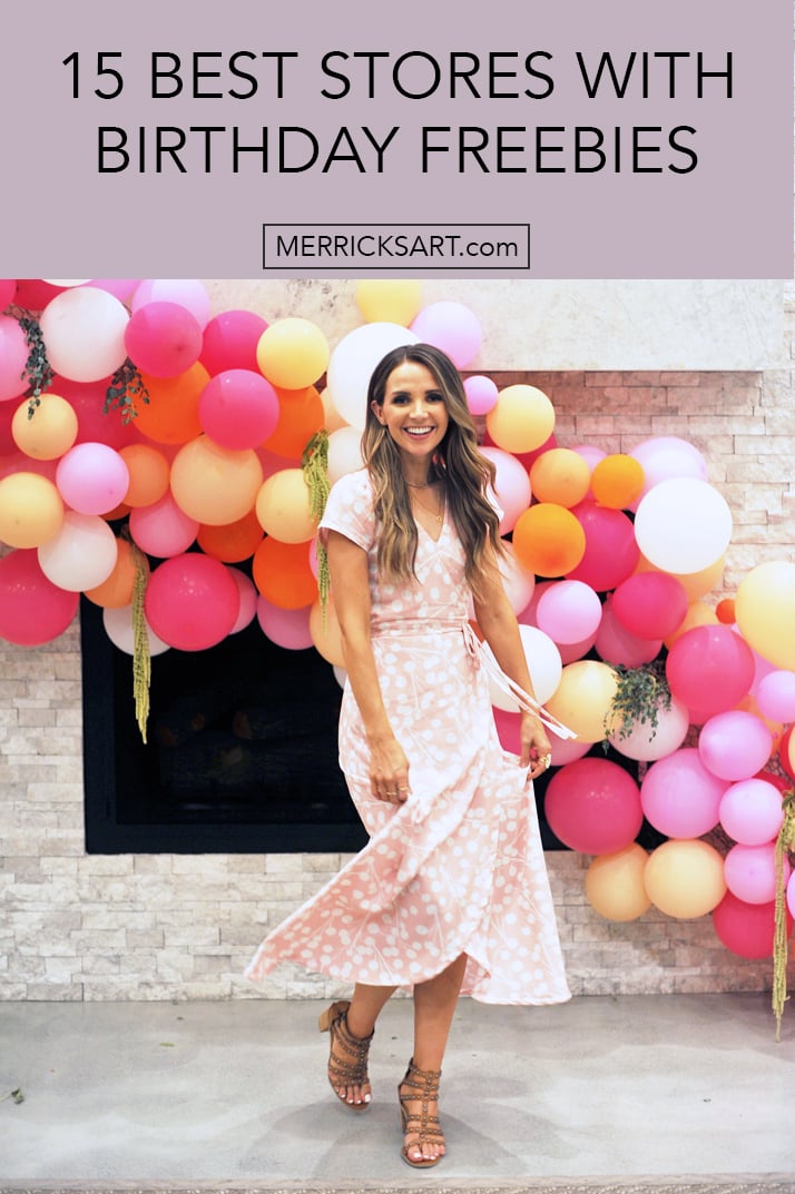 balloon arch and wrap dress