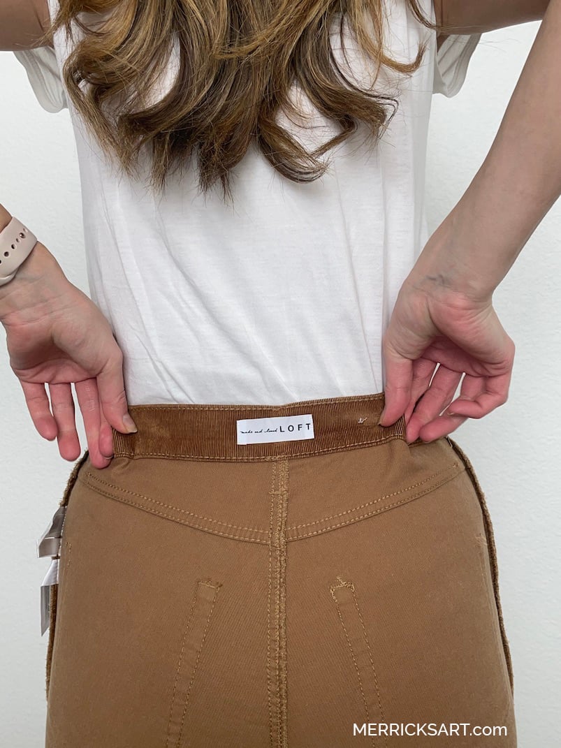 how to fix gapping at the waist
