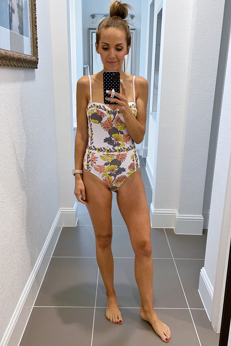 shein pineapple one piece swimsuit
