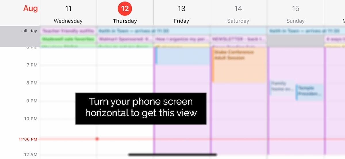 apple calendar tutorial iphone