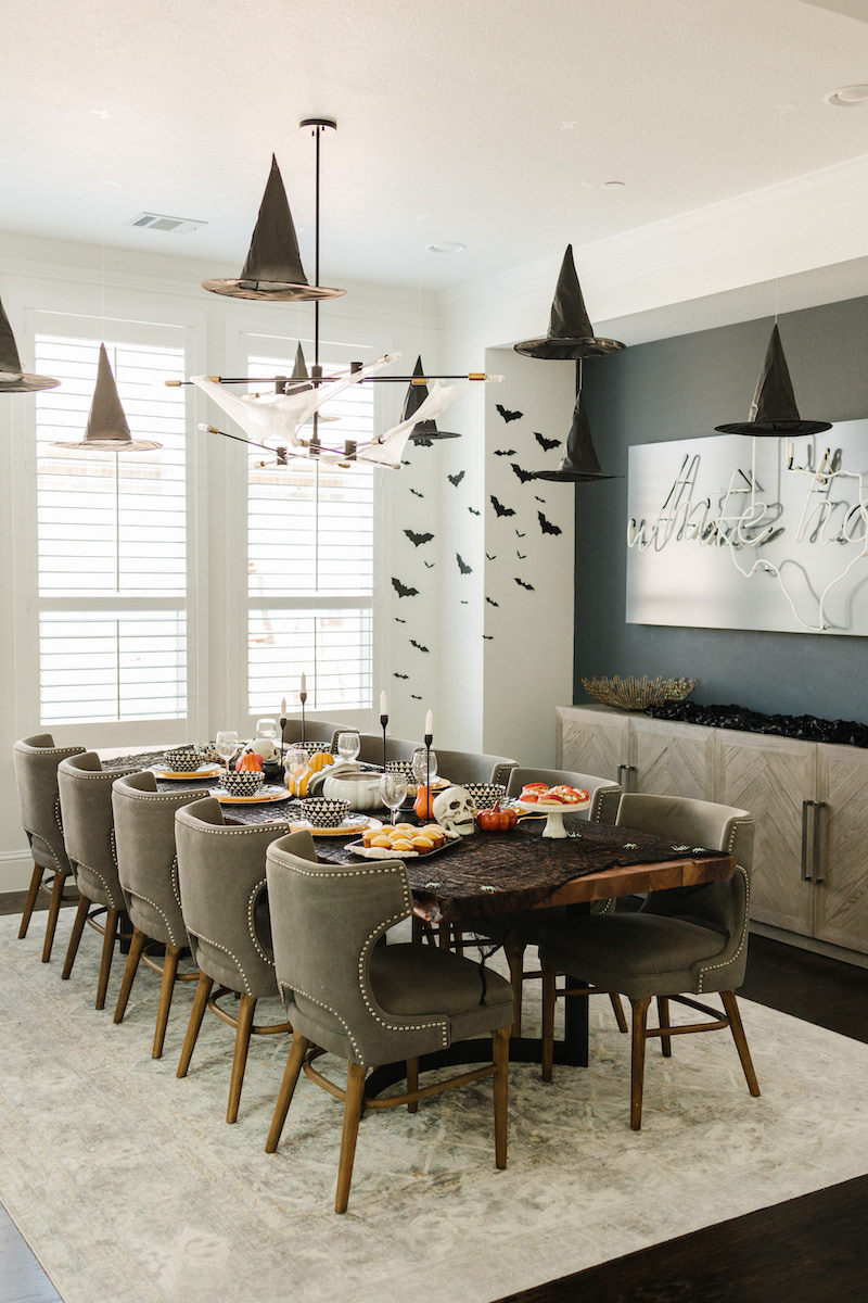 Halloween table decor halloween spooky dinner