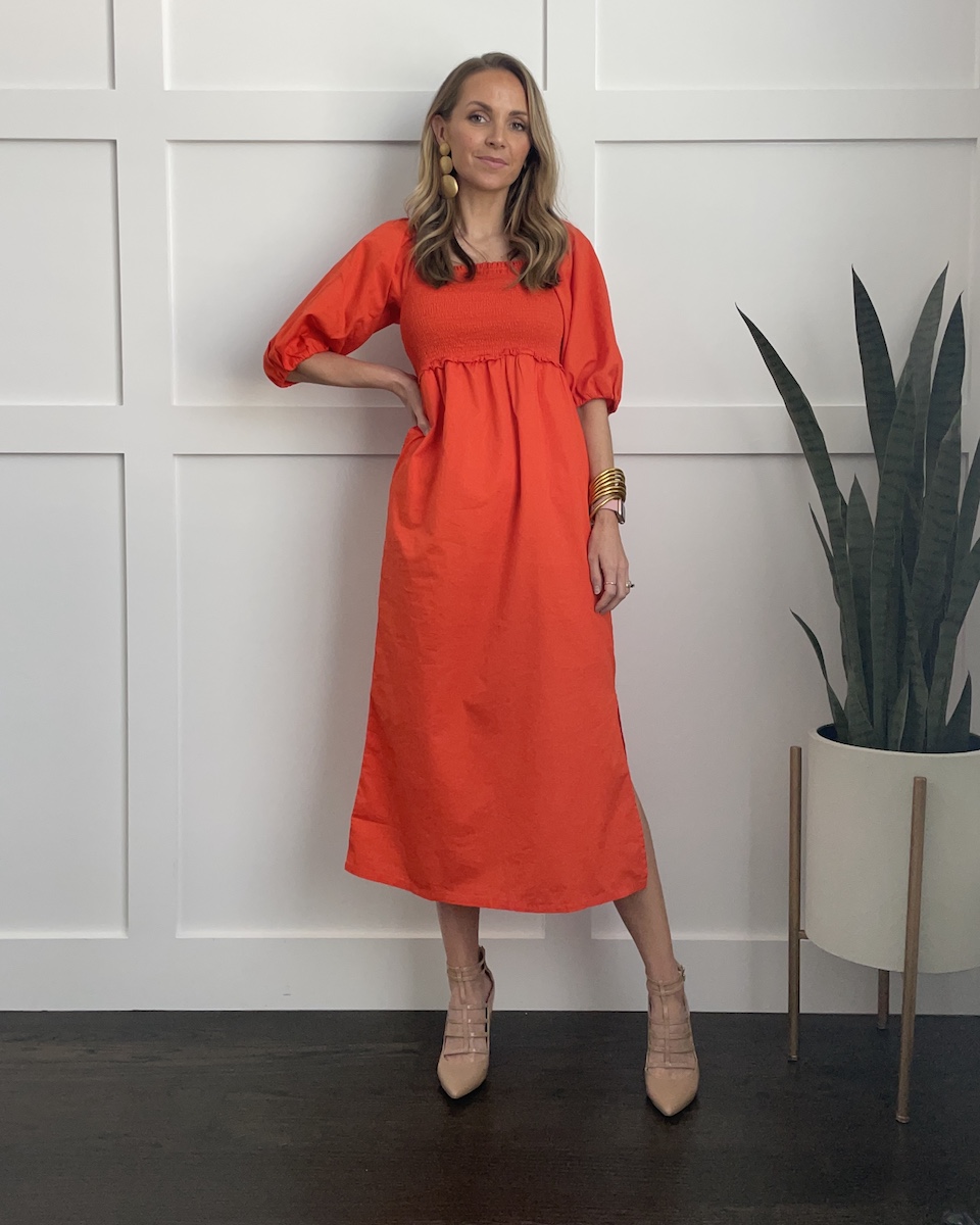 dressed up smocked dress