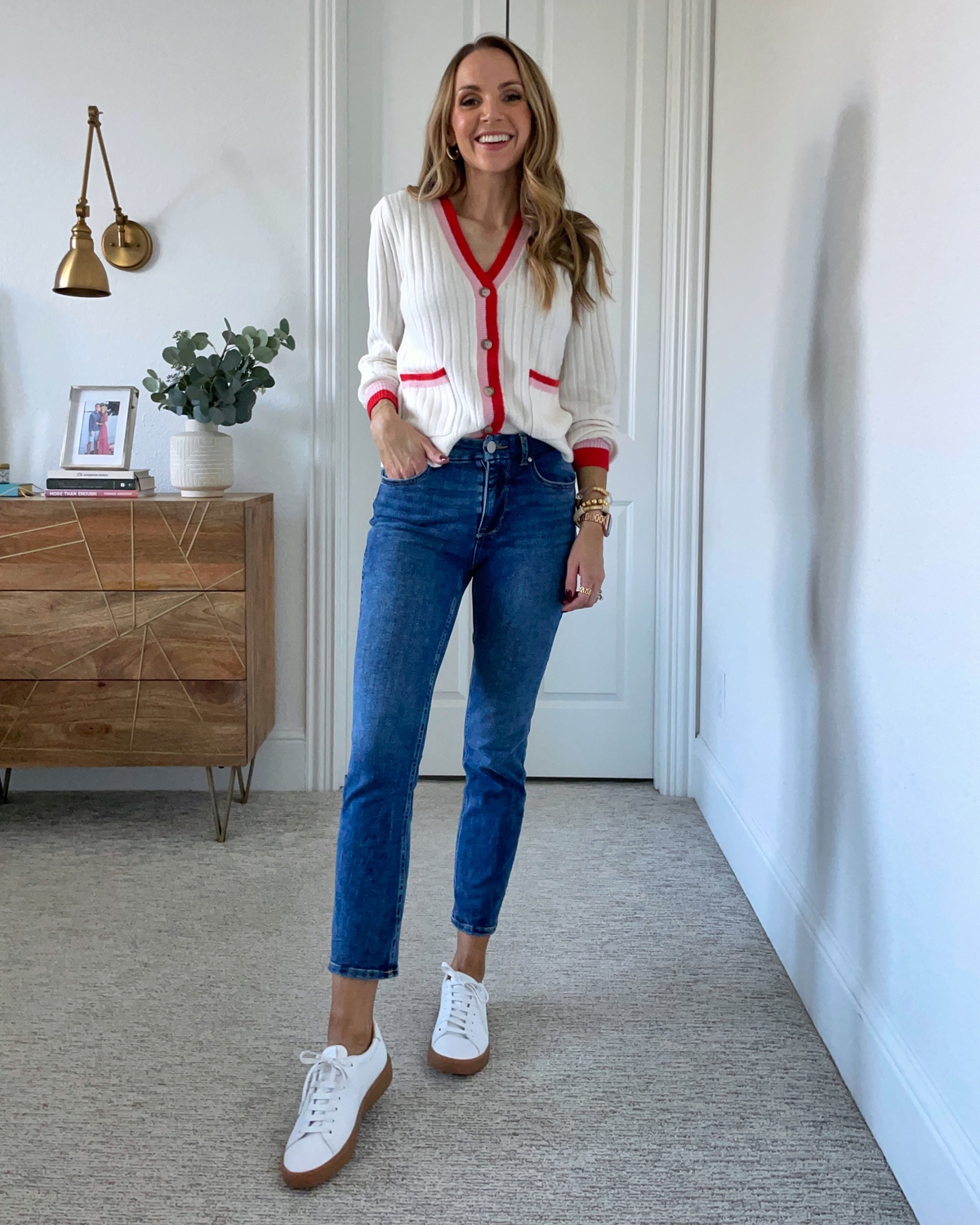 Valentine's Sweater Blue Jeans