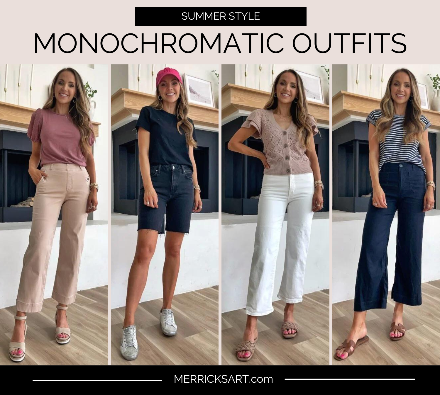 Monochromatic Summer Outfits