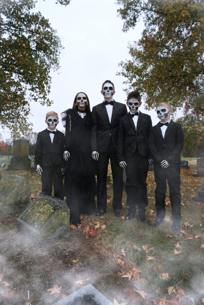 skeleton family costume