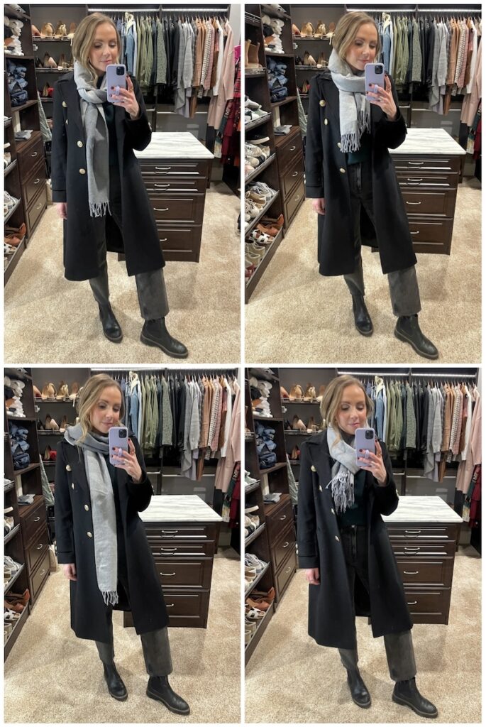 chunky scarf collage