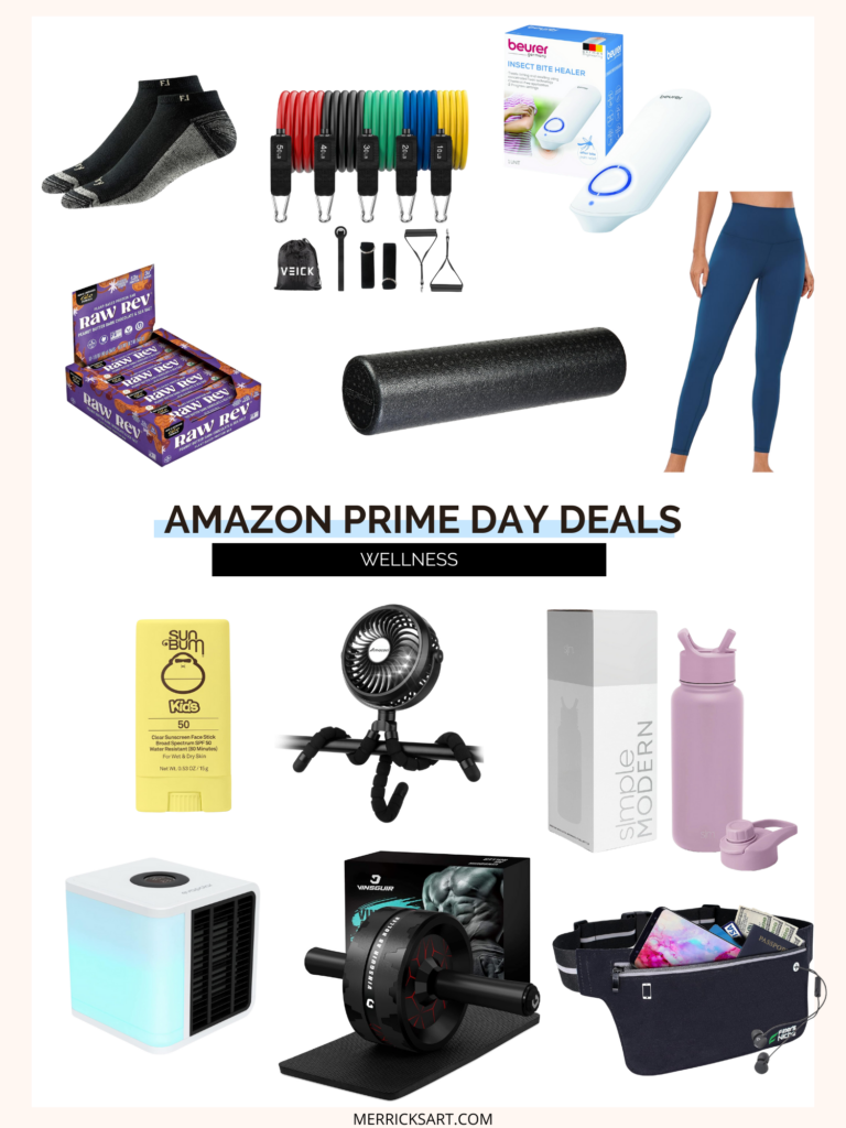 Amazon Prime Day Deals Collage, Wellness Favorites