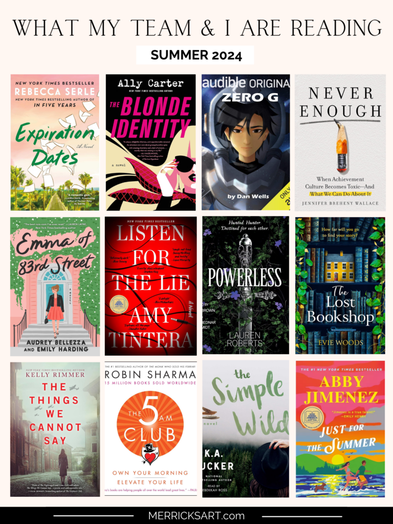 Summer 2024 Book Round-Up, What Merrick and Team Are Reading