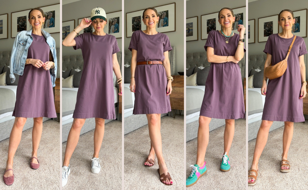 5 tshirt dress outfits